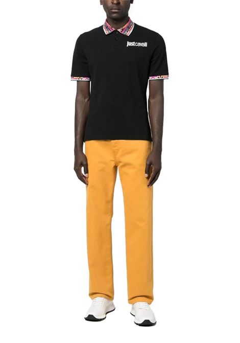 Just Cavallilogo-print polo shirt JUST CAVALLI | polo shirts | 74OBGF01 CJ206899